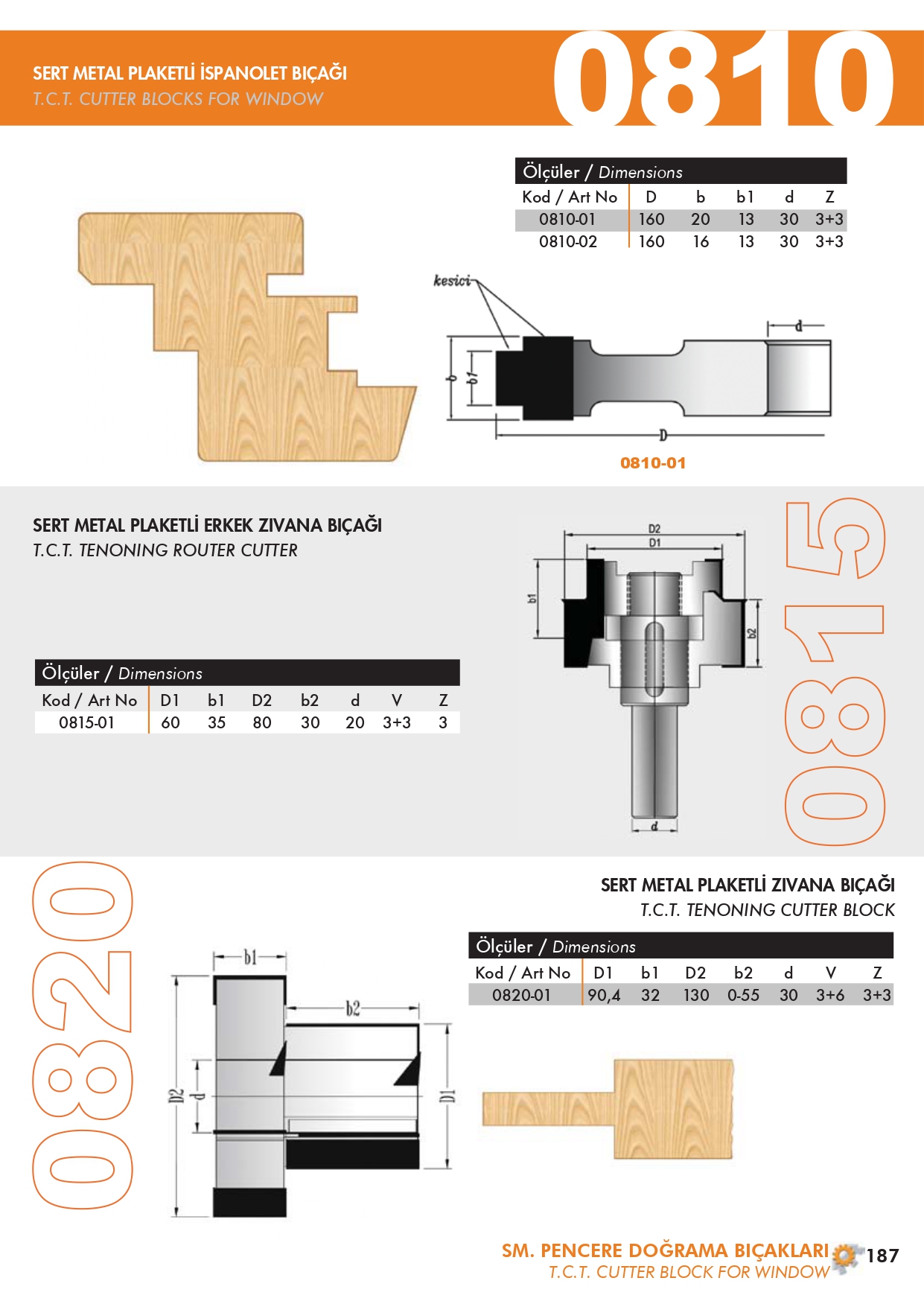 0810, 0815, 0820 Sert Metal Plaketli İspanolet Bıçağı